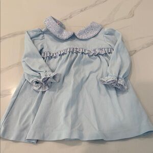 Petit Bebe blue collared dress